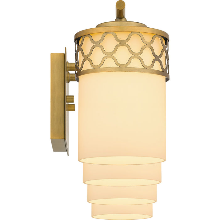 Quoizel TEN8632AB Four Light Bath, Aged Brass