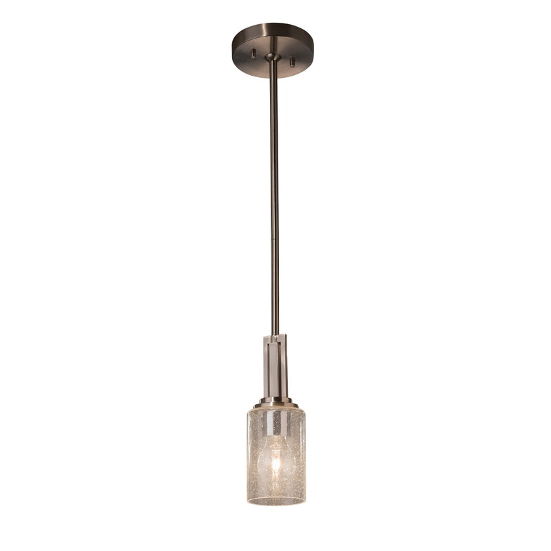 Justice Designs FSN-8445-10-SEED-NCKL-LED1-700 LED Pendant, Brushed Nickel