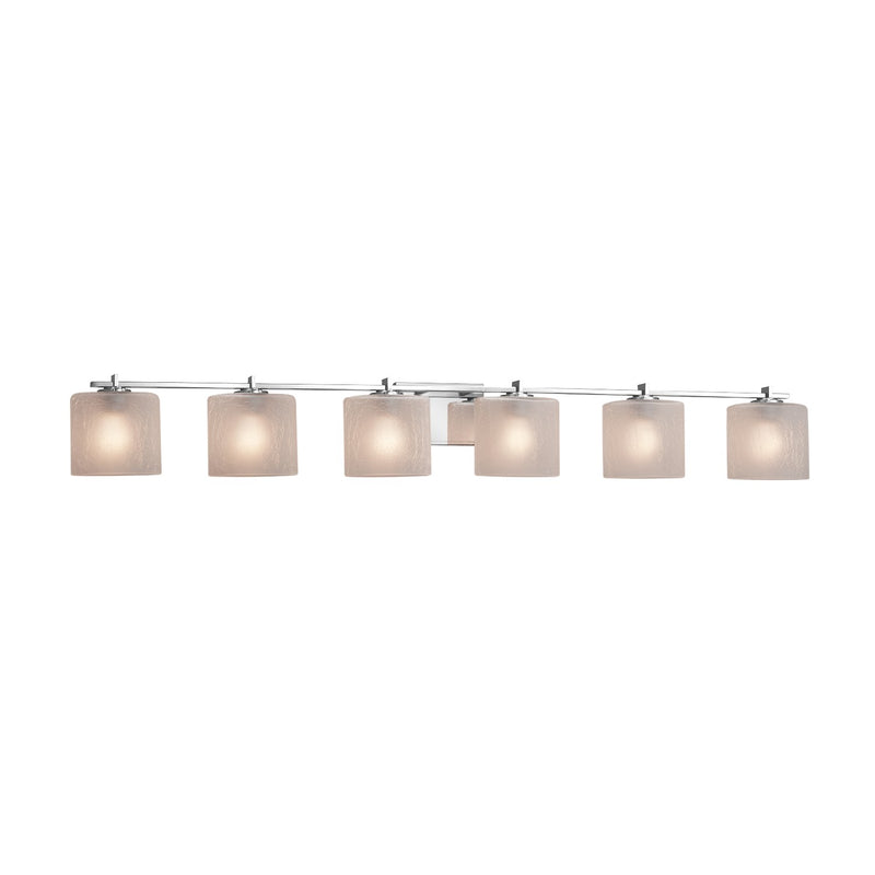 Justice Designs FSN-8446-30-FRCR-CROM-LED6-4200 LED Bath Bar, Polished Chrome