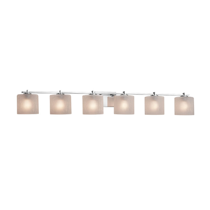 Justice Designs FSN-8446-30-FRCR-CROM-LED6-4200 LED Bath Bar, Polished Chrome