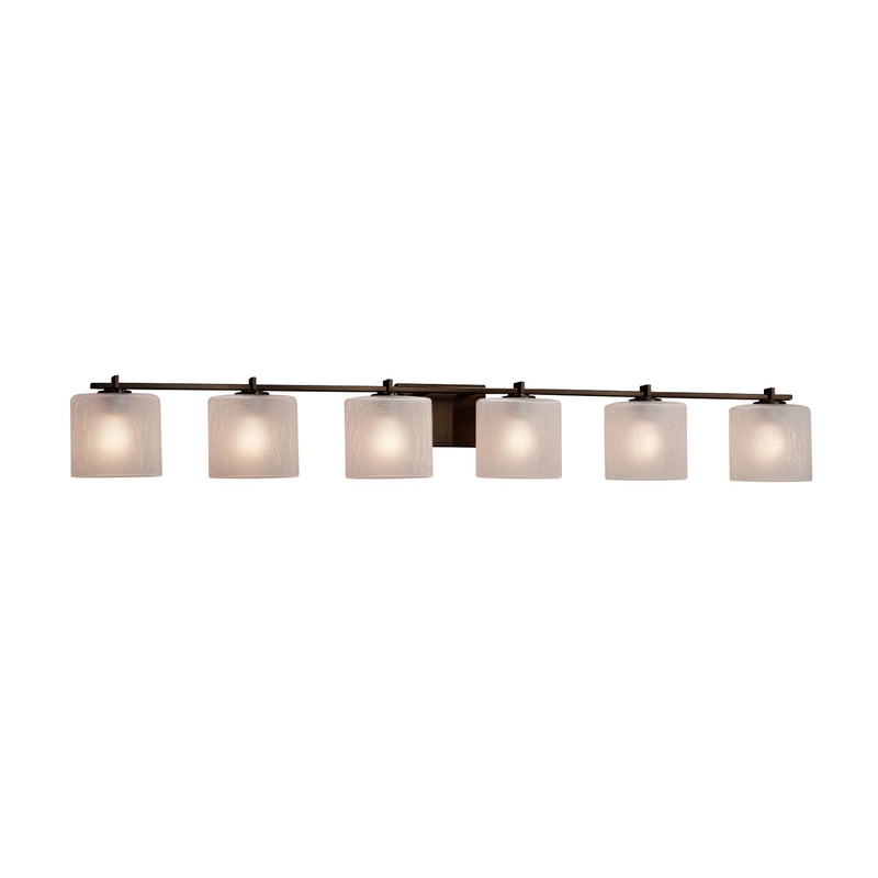 Justice Designs FSN-8446-30-FRCR-DBRZ-LED6-4200 LED Bath Bar, Dark Bronze