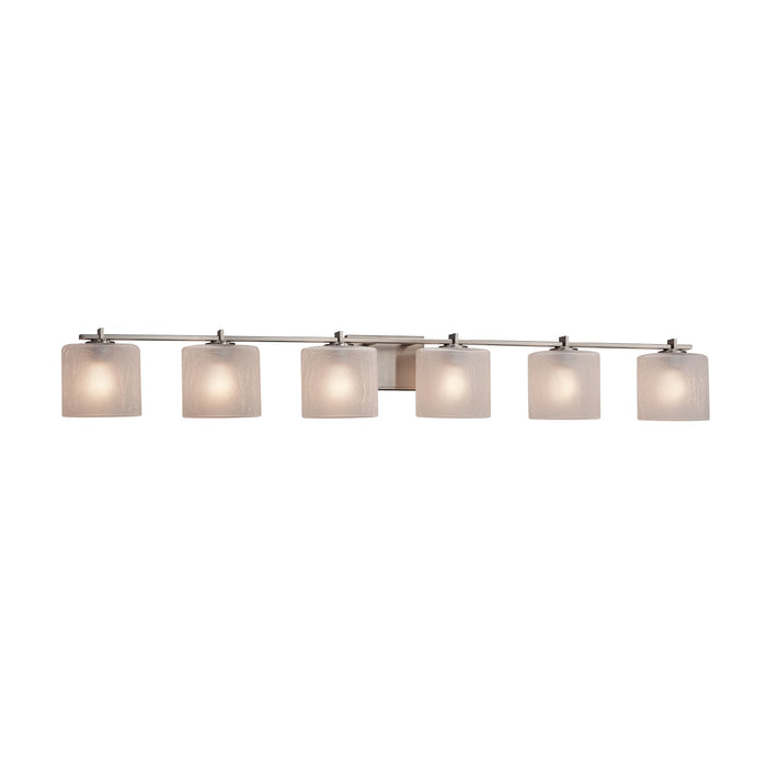 Justice Designs FSN-8446-30-FRCR-NCKL-LED6-4200 LED Bath Bar, Brushed Nickel