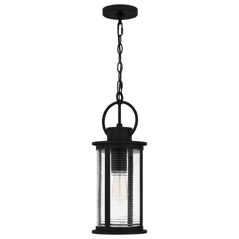 Quoizel TLM1507MBK One Light Mini Pendant, Matte Black