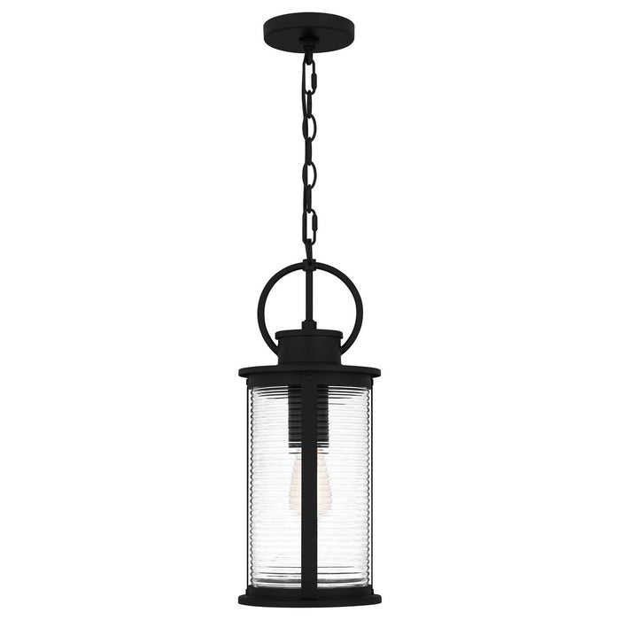 Quoizel TLM1507MBK One Light Mini Pendant, Matte Black