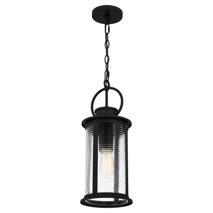 Quoizel TLM1507MBK One Light Mini Pendant, Matte Black