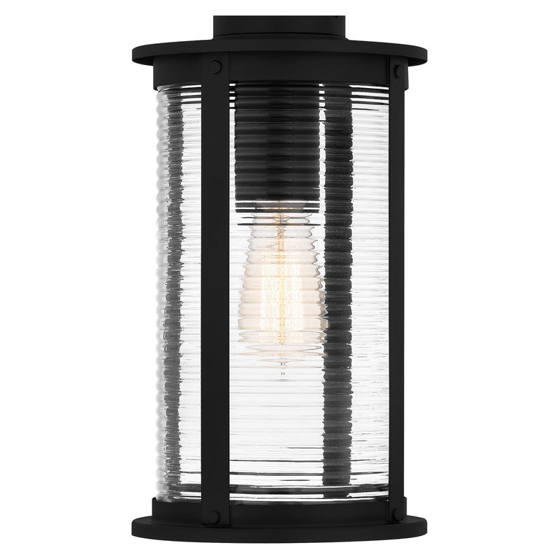 Quoizel TLM1507MBK One Light Mini Pendant, Matte Black