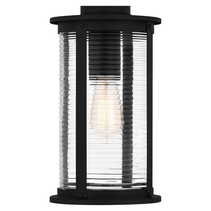 Quoizel TLM1507MBK One Light Mini Pendant, Matte Black