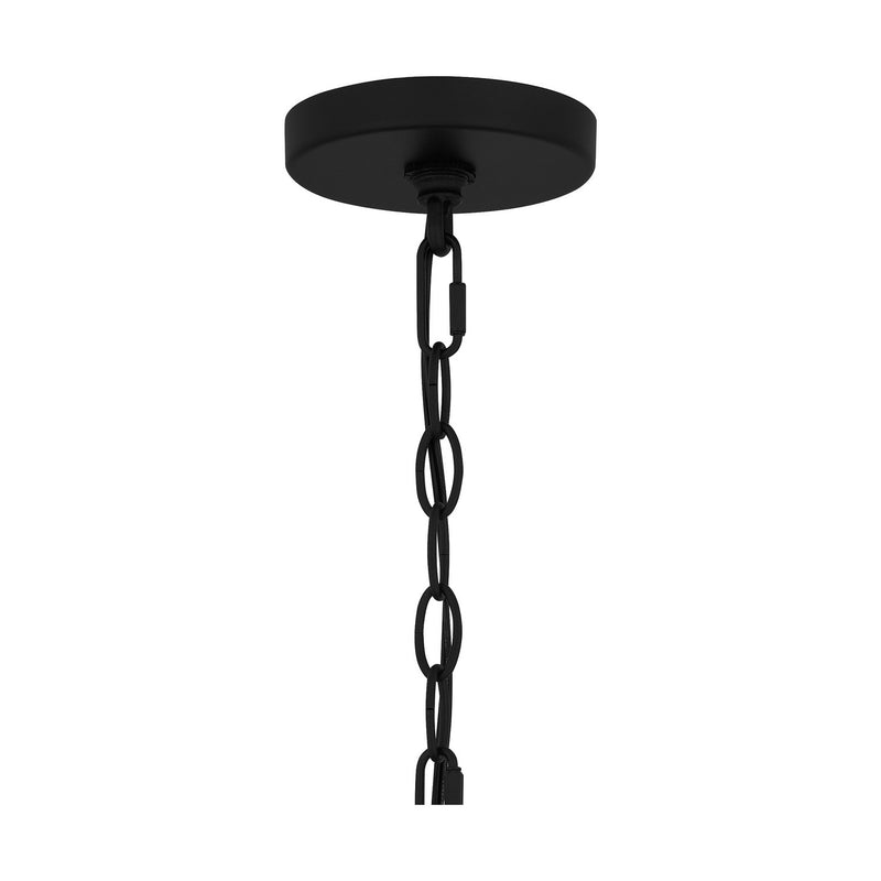 Quoizel TLM1507MBK One Light Mini Pendant, Matte Black