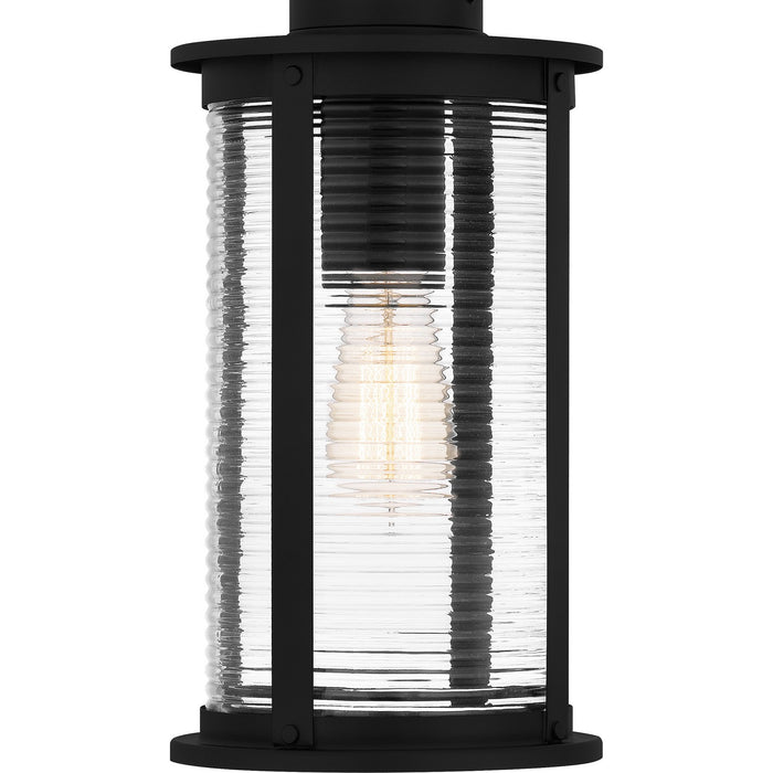 Quoizel TLM1907MBK One Light Outdoor Hanging Lantern, Matte Black