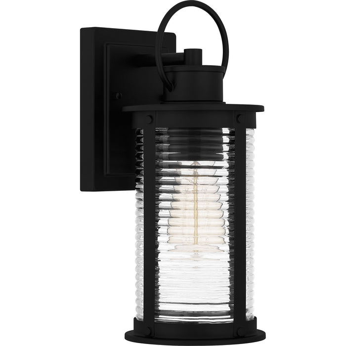Quoizel TLM8405MBK One Light Outdoor Wall Mount, Matte Black