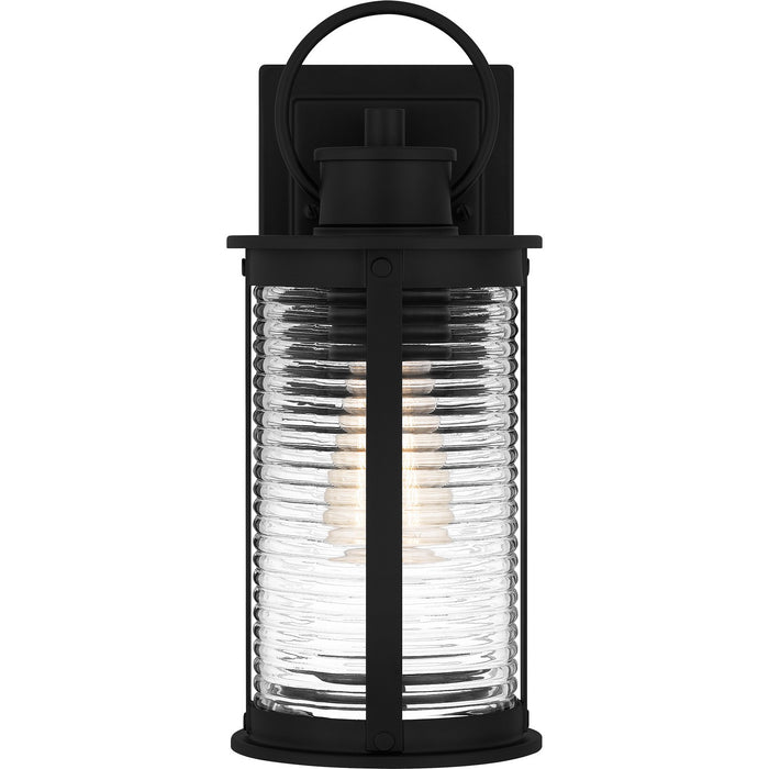 Quoizel TLM8405MBK One Light Outdoor Wall Mount, Matte Black