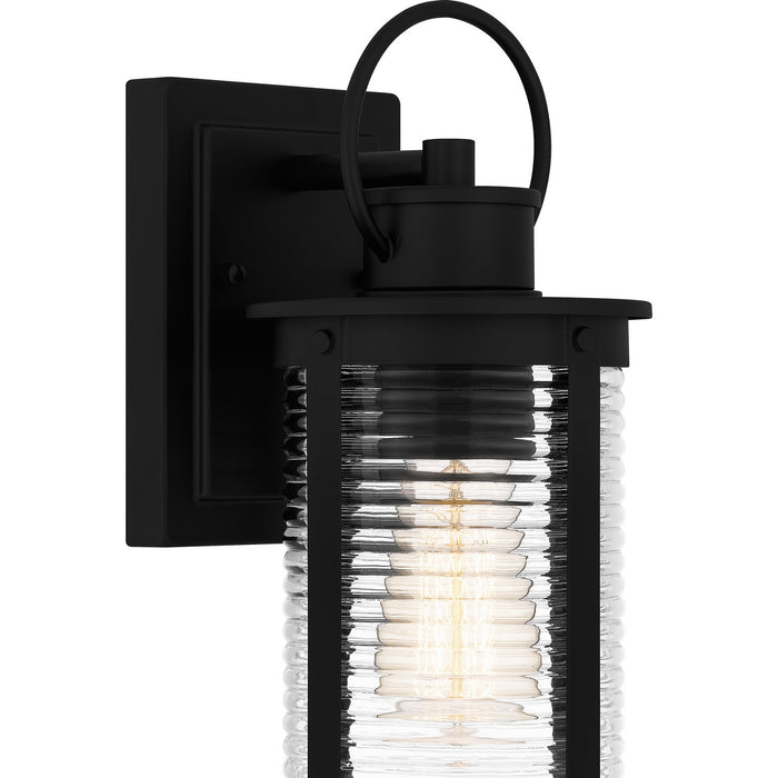 Quoizel TLM8405MBK One Light Outdoor Wall Mount, Matte Black