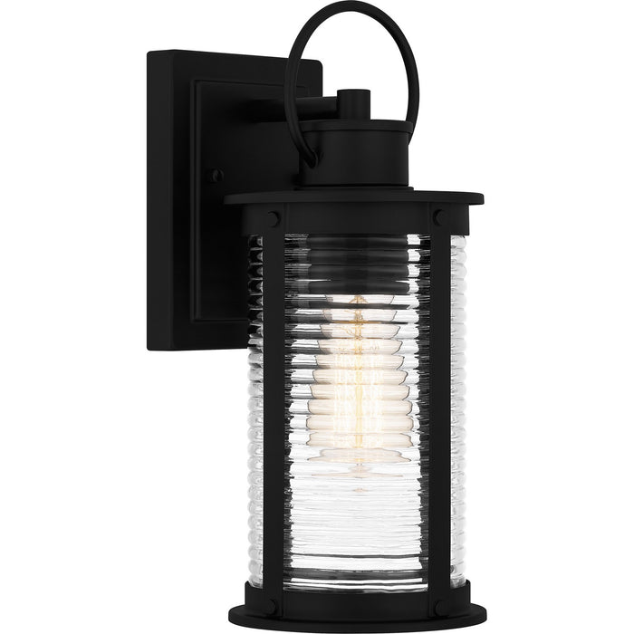 Quoizel TLM8405MBK One Light Outdoor Wall Mount, Matte Black
