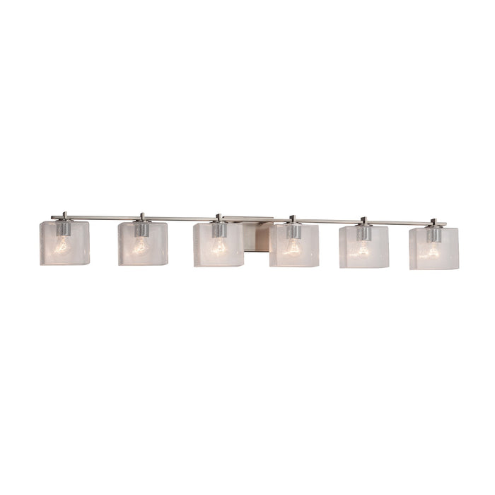 Justice Designs FSN-8446-55-SEED-NCKL-LED6-4200 LED Bath Bar, Brushed Nickel