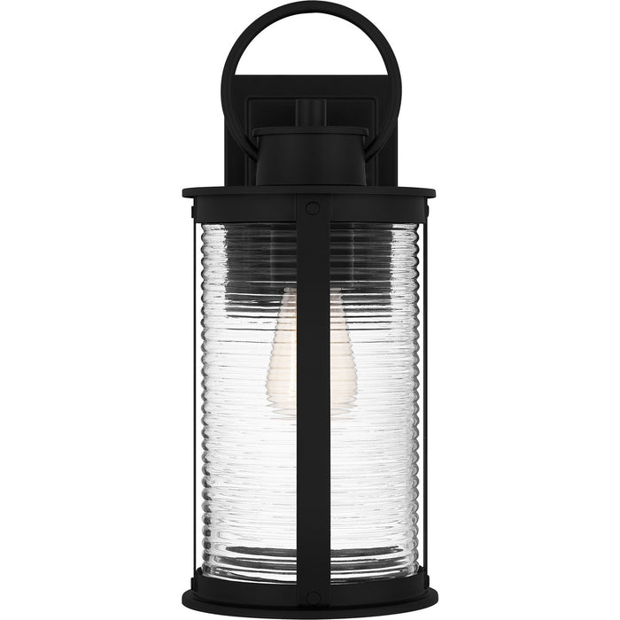 Quoizel TLM8406MBK One Light Outdoor Wall Mount, Matte Black