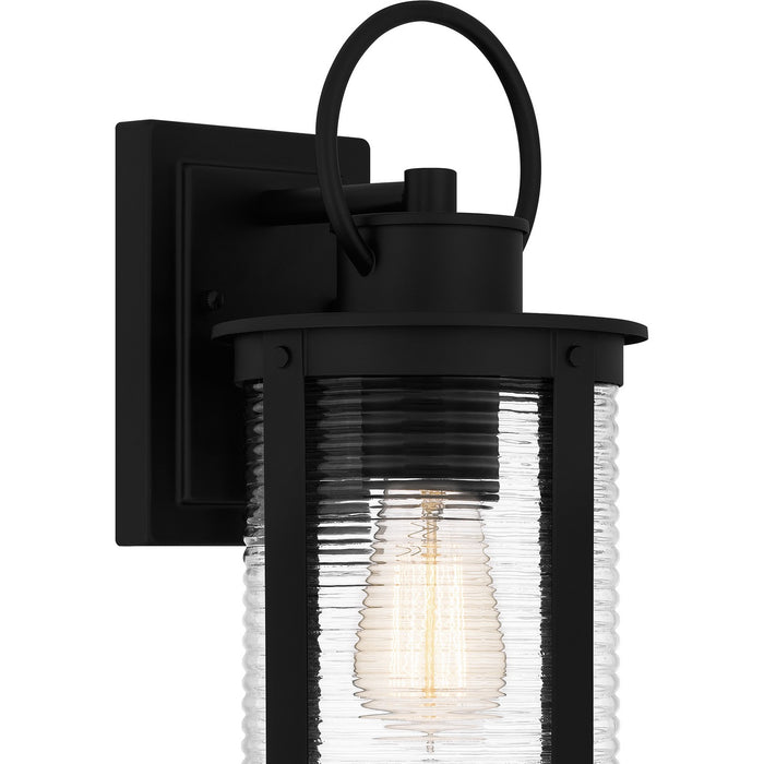 Quoizel TLM8406MBK One Light Outdoor Wall Mount, Matte Black