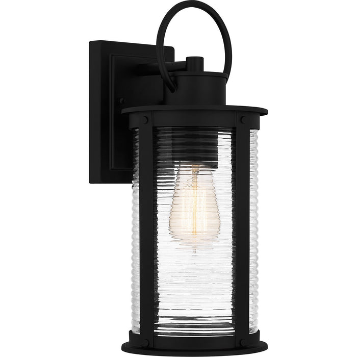 Quoizel TLM8406MBK One Light Outdoor Wall Mount, Matte Black