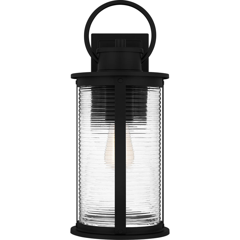Quoizel TLM8407MBK One Light Outdoor Wall Mount, Matte Black