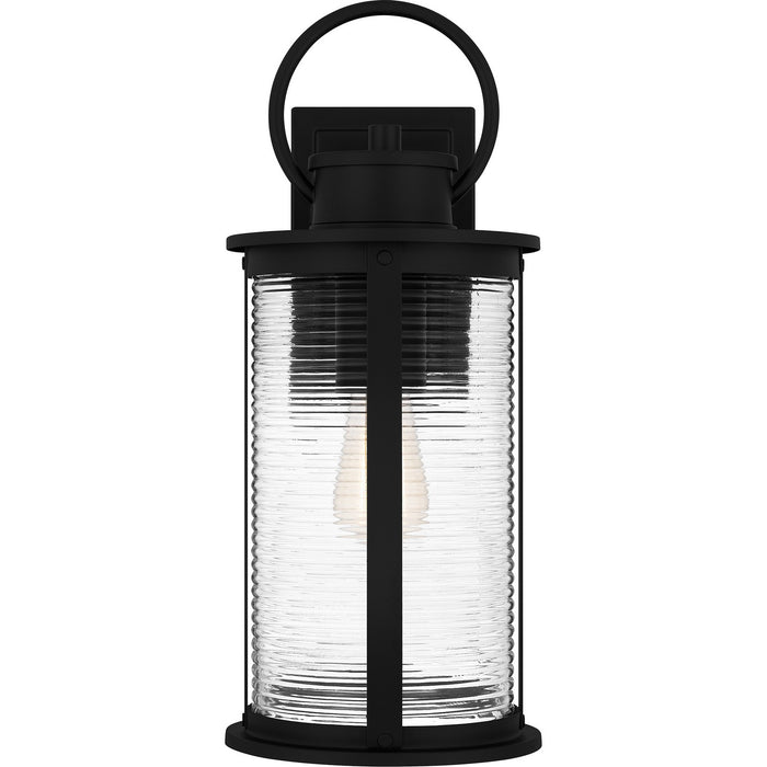 Quoizel TLM8407MBK One Light Outdoor Wall Mount, Matte Black
