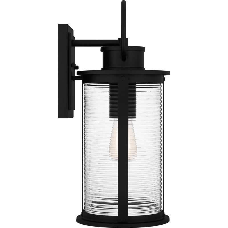 Quoizel TLM8407MBK One Light Outdoor Wall Mount, Matte Black