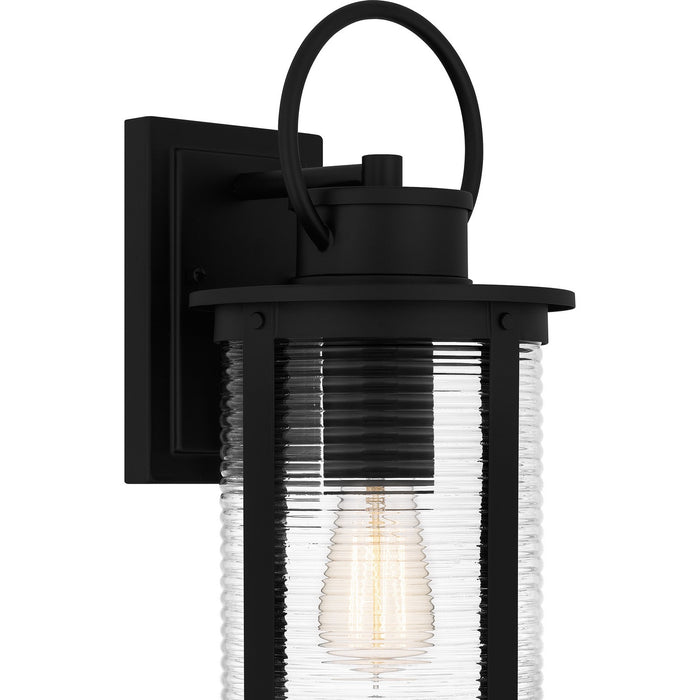 Quoizel TLM8407MBK One Light Outdoor Wall Mount, Matte Black