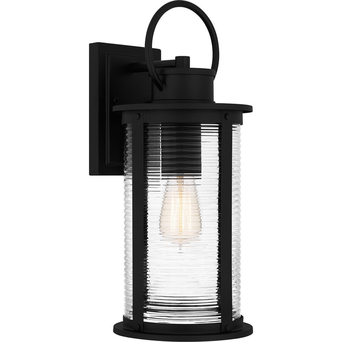 Quoizel TLM8407MBK One Light Outdoor Wall Mount, Matte Black