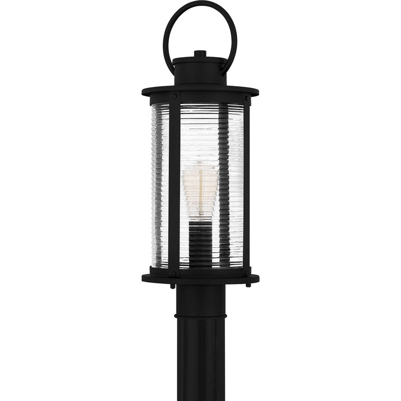 Quoizel TLM9007MBK One Light Outdoor Post Mount, Matte Black