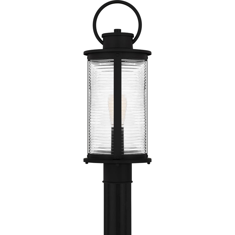 Quoizel TLM9007MBK One Light Outdoor Post Mount, Matte Black