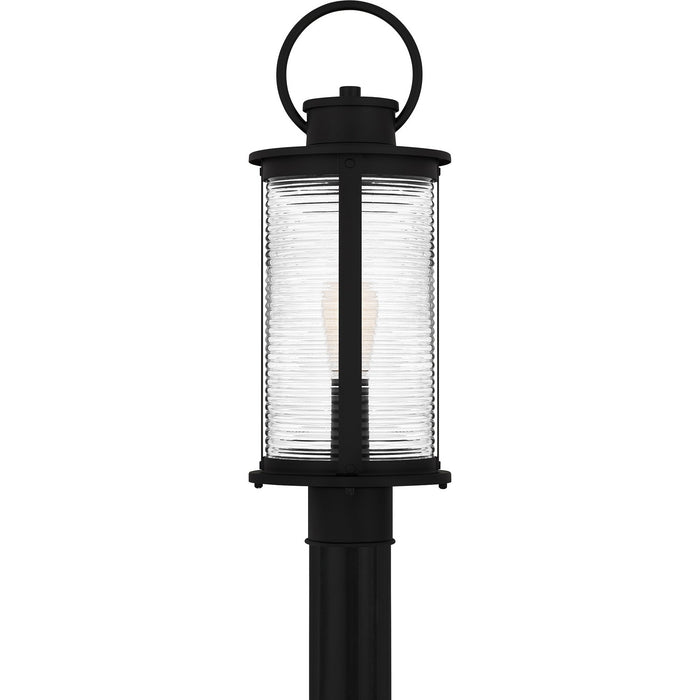 Quoizel TLM9007MBK One Light Outdoor Post Mount, Matte Black