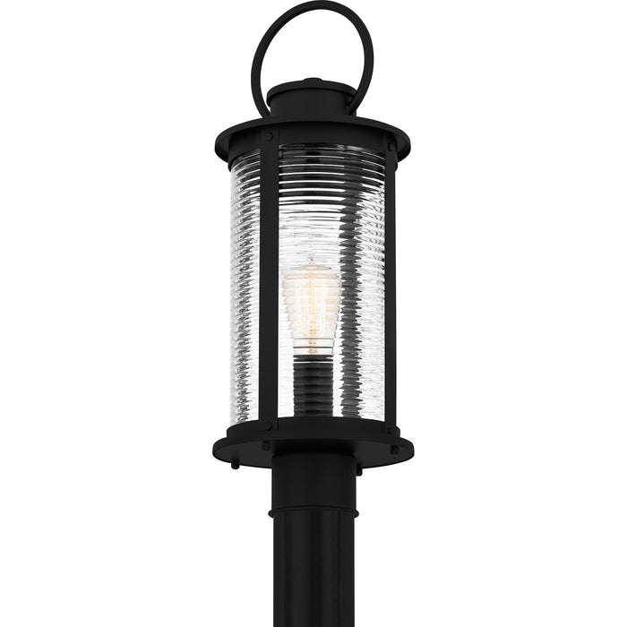 Quoizel TLM9007MBK One Light Outdoor Post Mount, Matte Black