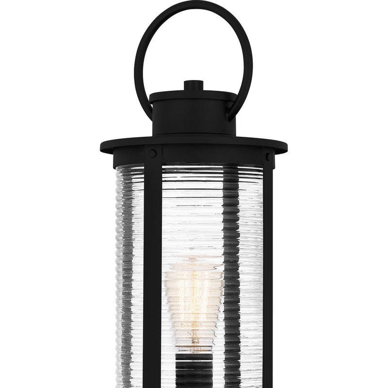Quoizel TLM9007MBK One Light Outdoor Post Mount, Matte Black
