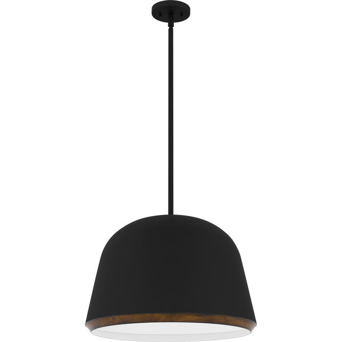 Quoizel TMR2820MBK Four Light Pendant, Matte Black