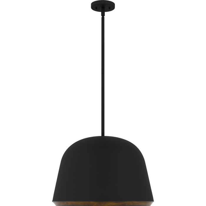 Quoizel TMR2820MBK Four Light Pendant, Matte Black