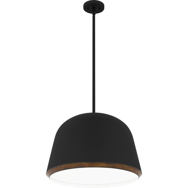 Quoizel TMR2820MBK Four Light Pendant, Matte Black