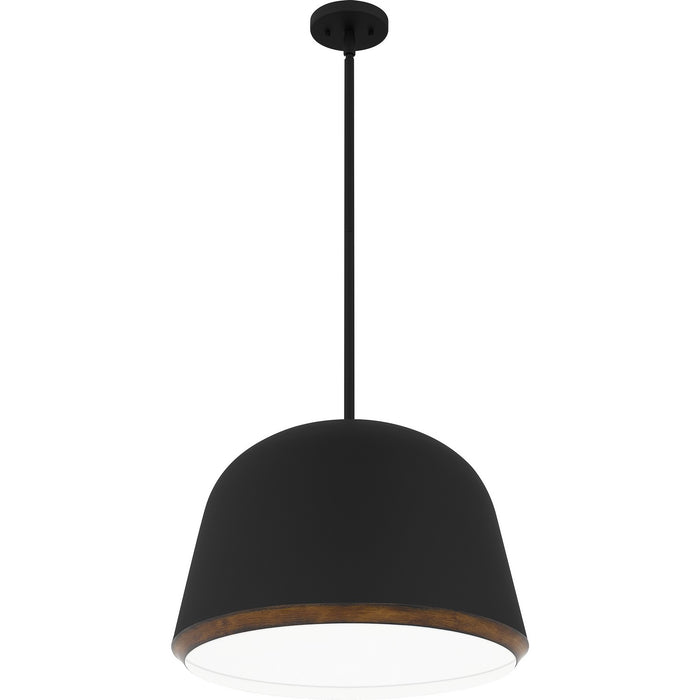 Quoizel TMR2820MBK Four Light Pendant, Matte Black