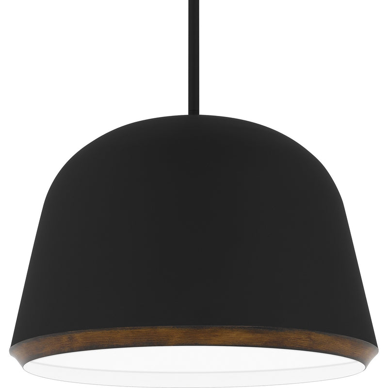 Quoizel TMR2820MBK Four Light Pendant, Matte Black