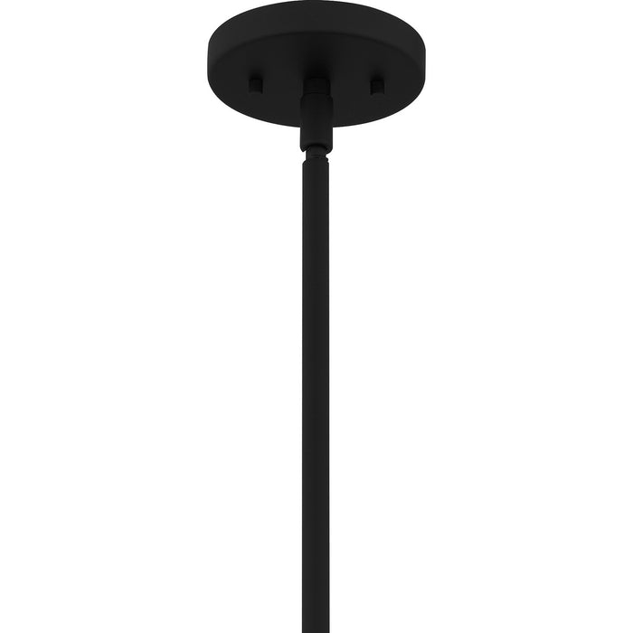 Quoizel TMR2820MBK Four Light Pendant, Matte Black