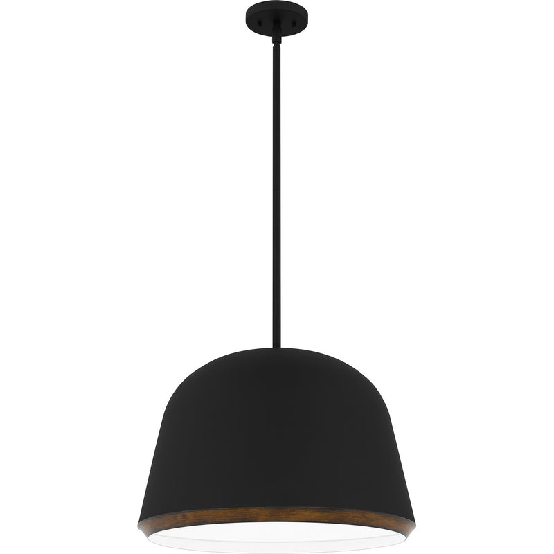 Quoizel TMR2820MBK Four Light Pendant, Matte Black