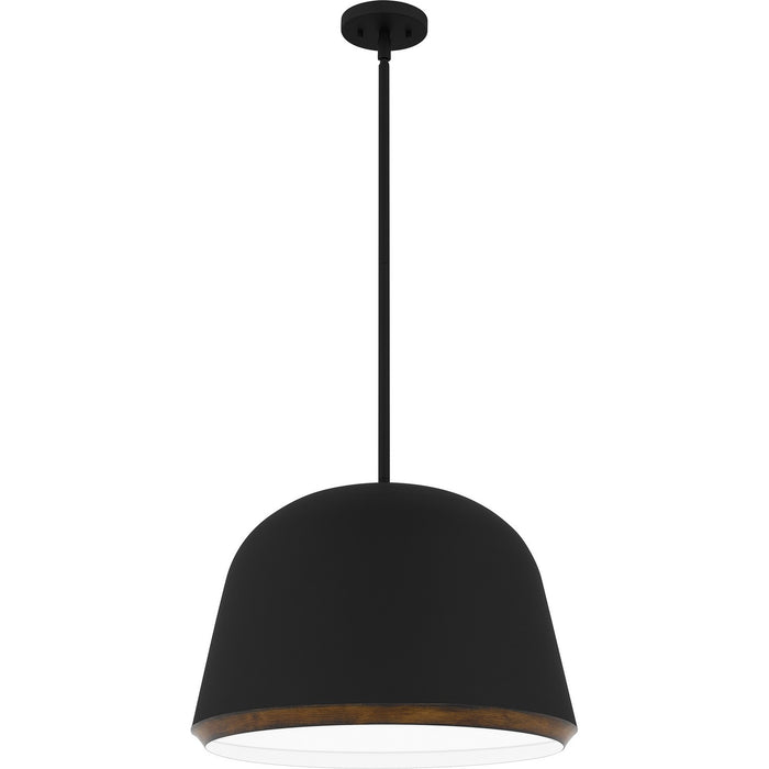 Quoizel TMR2820MBK Four Light Pendant, Matte Black