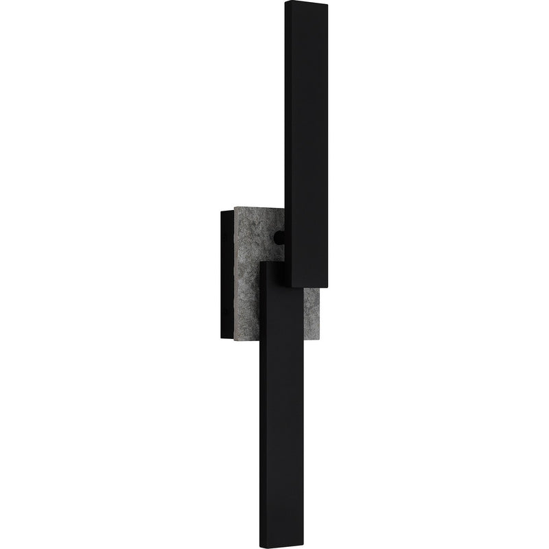 Quoizel TOD8404EK LED Outdoor Wall Mount, Earth Black