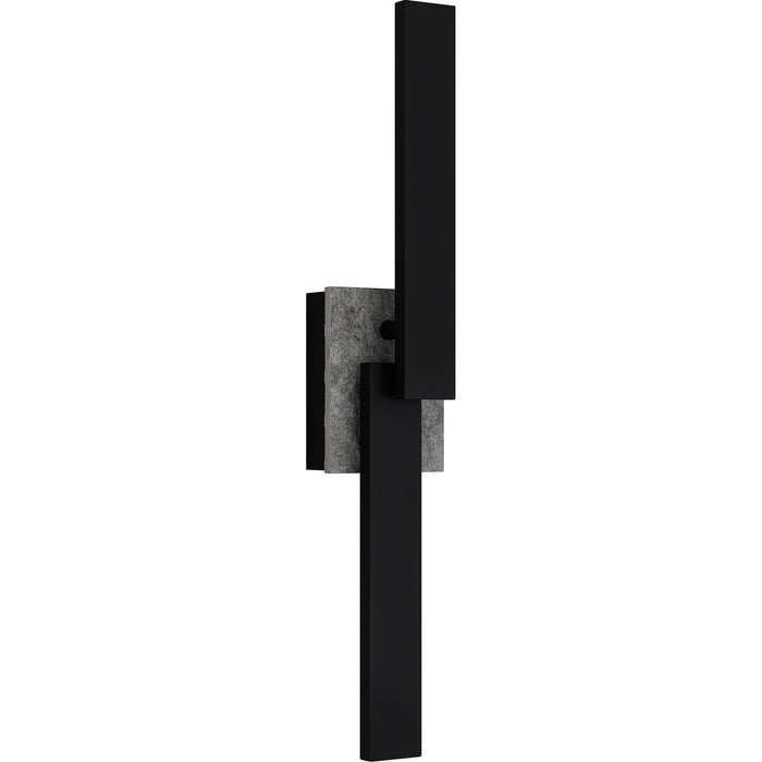 Quoizel TOD8404EK LED Outdoor Wall Mount, Earth Black