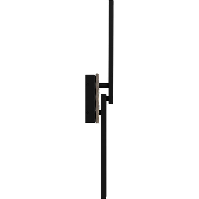 Quoizel TOD8404EK LED Outdoor Wall Mount, Earth Black