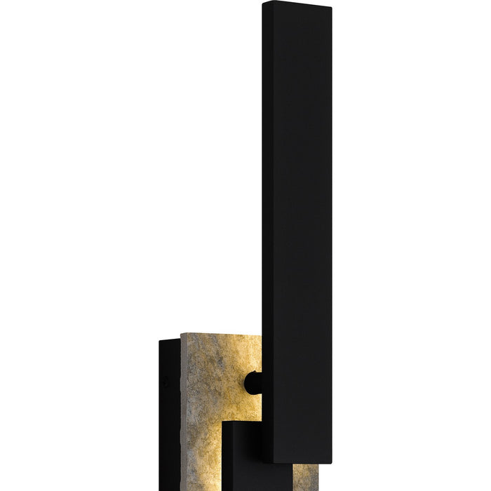 Quoizel TOD8404EK LED Outdoor Wall Mount, Earth Black