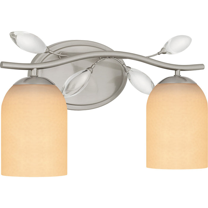 Quoizel ULY8616BN Two Light Bath, Brushed Nickel