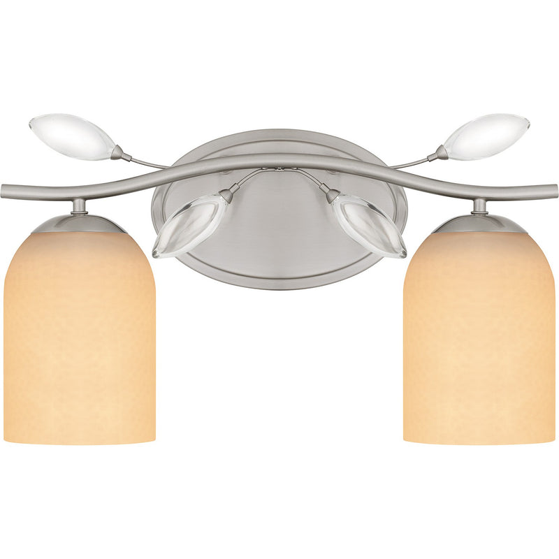 Quoizel ULY8616BN Two Light Bath, Brushed Nickel