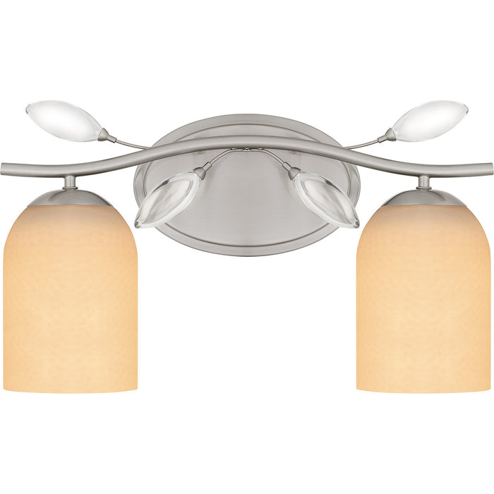Quoizel ULY8616BN Two Light Bath, Brushed Nickel