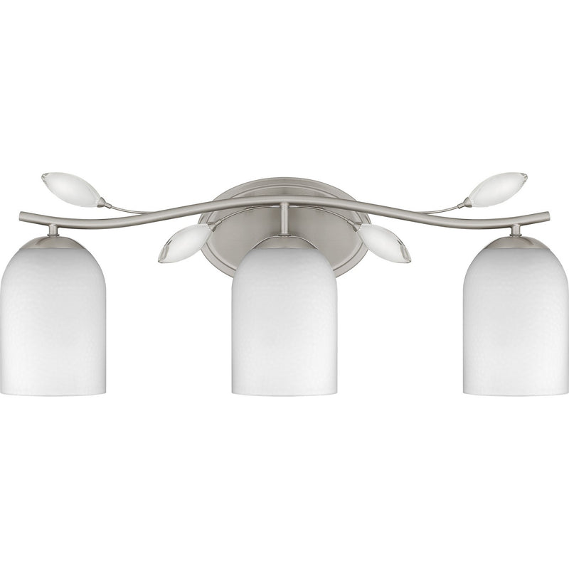 Quoizel ULY8624BN Three Light Bath, Brushed Nickel
