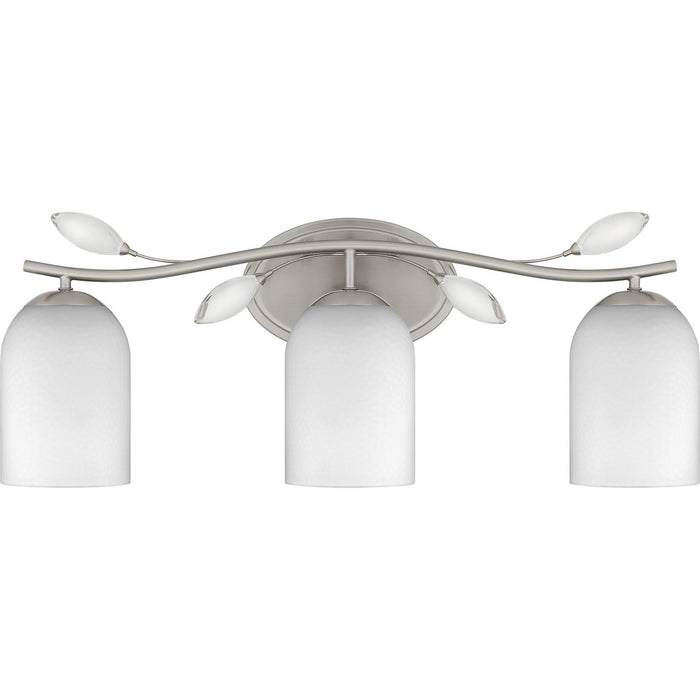Quoizel ULY8624BN Three Light Bath, Brushed Nickel