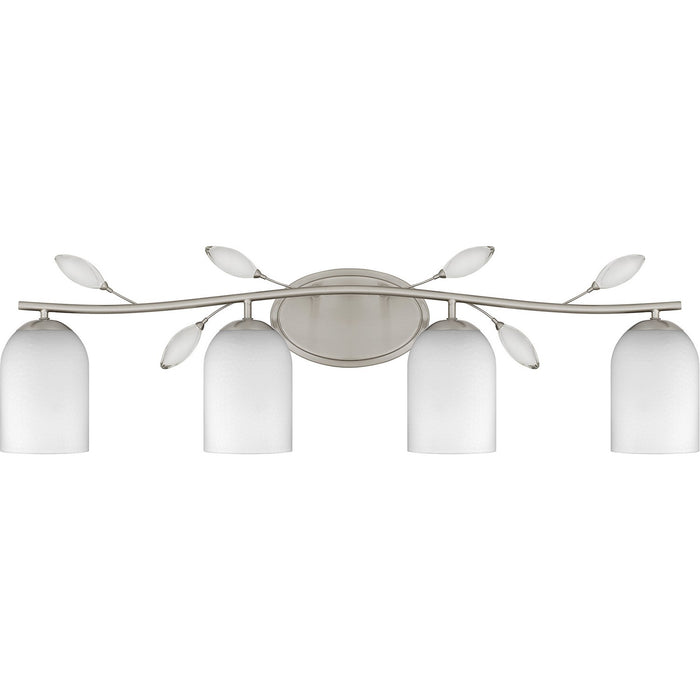 Quoizel ULY8634BN Four Light Bath, Brushed Nickel