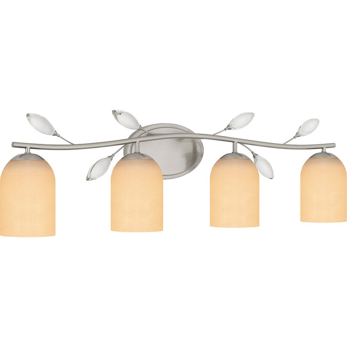 Quoizel ULY8634BN Four Light Bath, Brushed Nickel